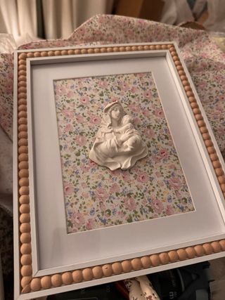 Cuadro Virgen Familia Estampado