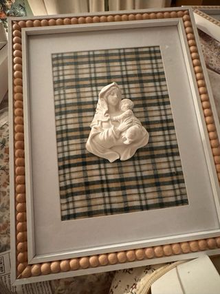 Cuadro Virgen Familia Estampado