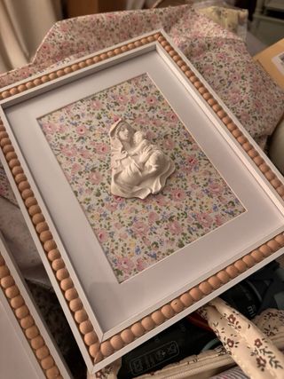 Cuadro Virgen Familia Estampado