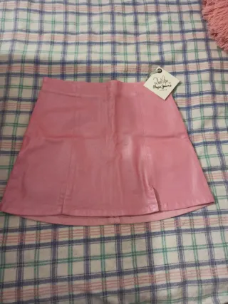 Falda corta Pepe Jeans rosa