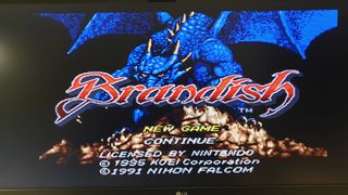 Brandish Super Nintendo NTSC USA Original Loose
