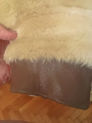 Chaquetón Mouton Zibeline Beige 3/4