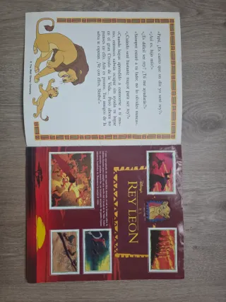 Álbum Panini El Rey León Completo