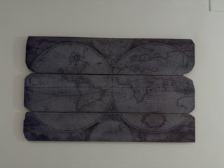 Cuadro Mapa Mundi Madera Maison du Monde