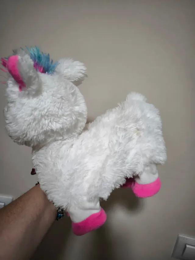 Alpaca Musical Peluche Blanco y Colores