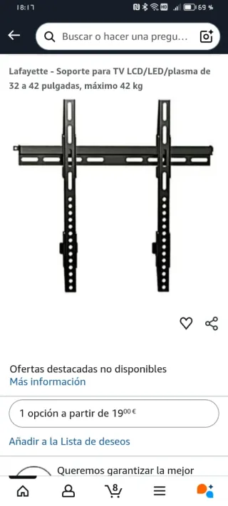 Soporte TV Lafayette 32-42 pulgadas