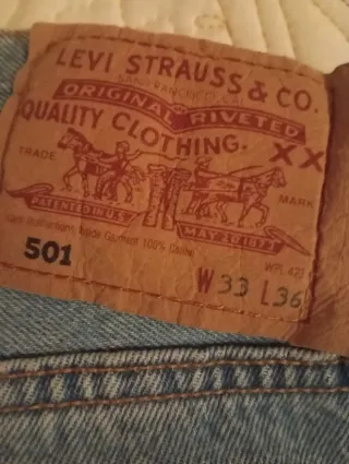 Pantalón Levi's 501 Azul W 33 L 36