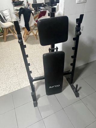 Bancada de pesas buen estado