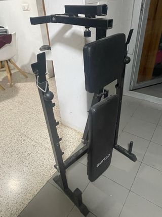 Bancada de pesas buen estado