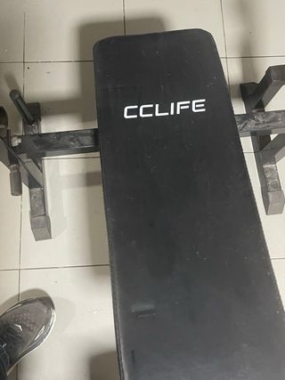 Bancada de pesas buen estado