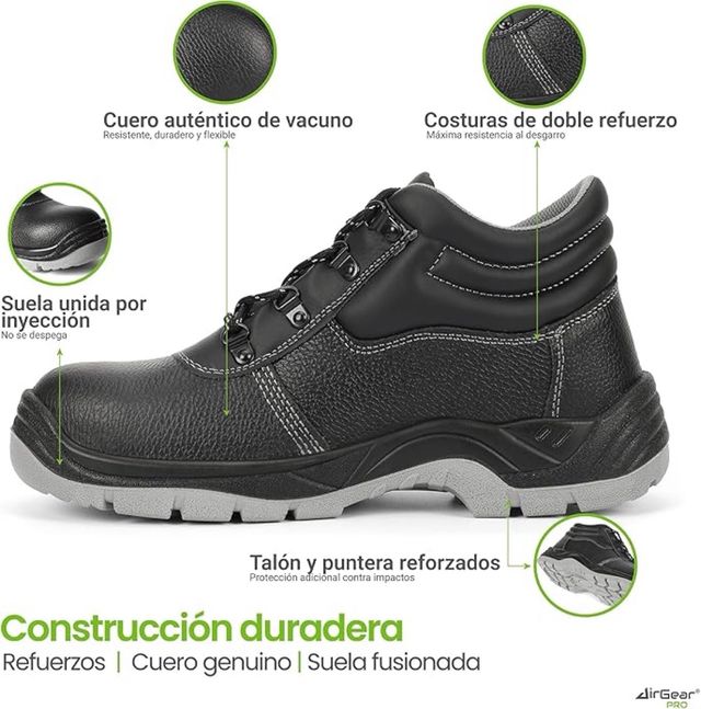 Calzado de Seguridad Negro/Gris PRECINTADO