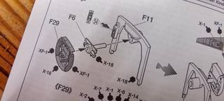 Tamiya 1/20 Ferrari F2001 incompleto