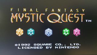 Final Fantasy Mystic Quest SNES NTSC USA
