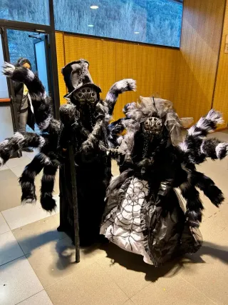 Disfraz Tarántula Niña 6/7 Años Hecho a Mano