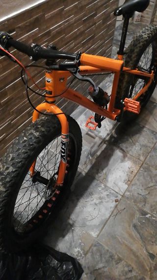 Bicicleta Fat Bike Naranja