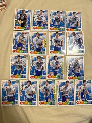 Deportivo Adrenalyn 11-12 Colección Completa