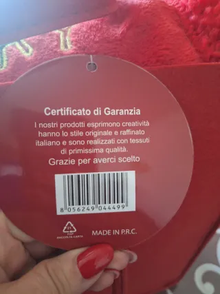 Coperta matrimoniale IRGE rossa