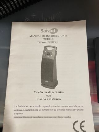 Calefactor Saivod DF-HT503 2000W