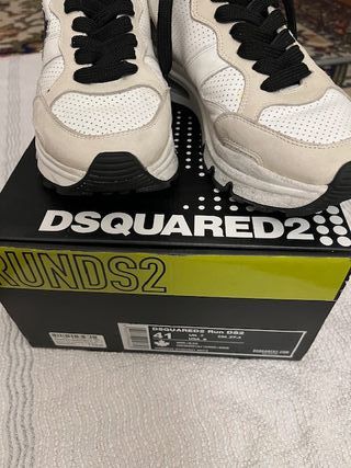 Sneakers uomo DSQUARED2 beige/bianco
