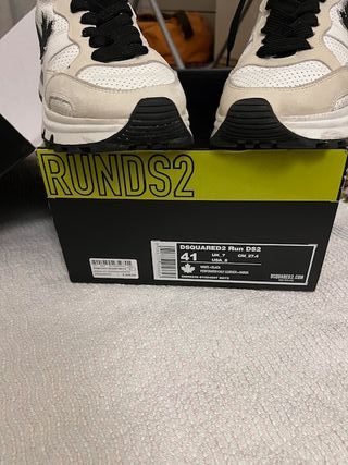 Sneakers uomo DSQUARED2 beige/bianco