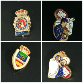 Lote 15 Insignias Policía Nacional