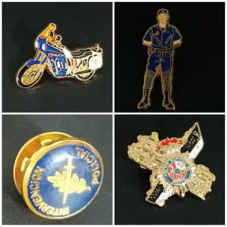 Lote 15 Insignias Policía Nacional