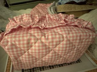 Neceser Vichy Rosa con Volante