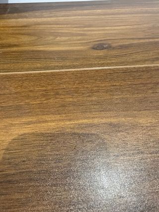 Escritorio ajustable altura madera y metal