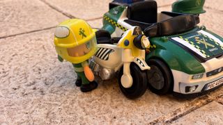 Playmobil Guardia Civil Tráfico Coche Moto
