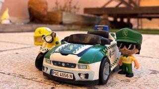 Playmobil Guardia Civil Tráfico Coche Moto