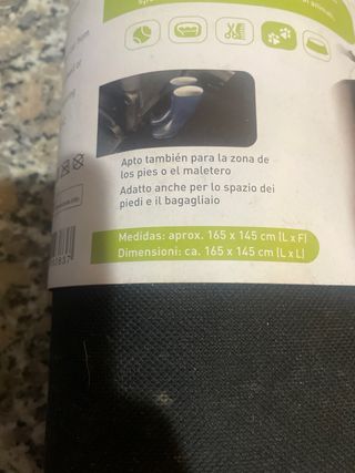 Cubreasientos Coche Perros Zoofari Negro