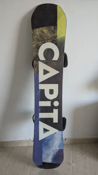 Capita Super Corp. 154 Snowboard + Salomon distric