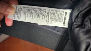 Bomber Dsquared2 nero bambino 10 anni