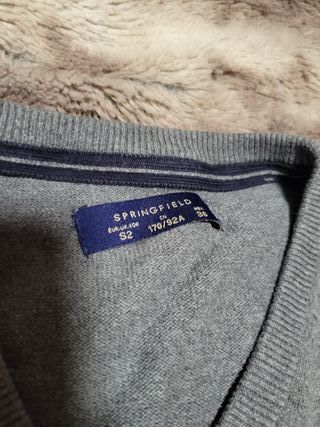 Jersey Springfield Hombre Talla S Gris