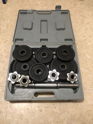 Maletín Mancuernas Pesas Ajustables