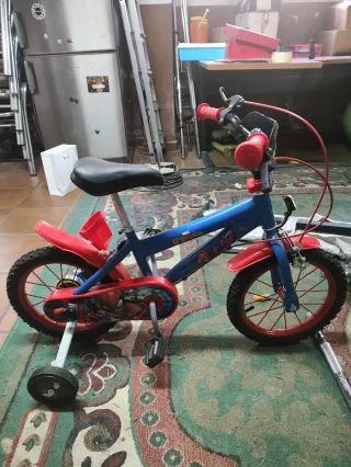 Bicicleta Spiderman Infantil de 4 a 6 años