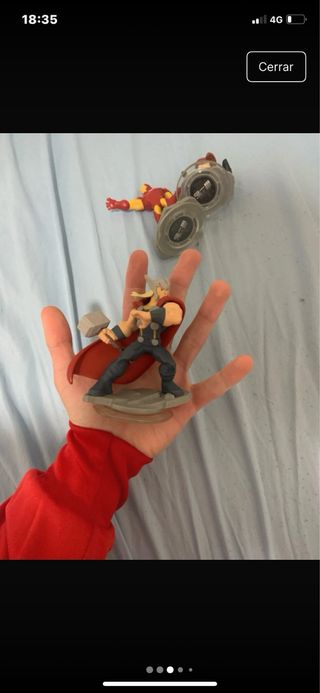 Figuras Superhéroes Marvel (Thor, Iron Man, Black