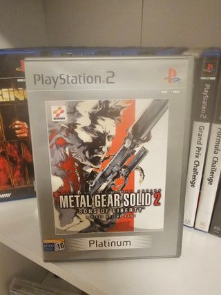 Metal Gear Solid 2 Platinum PS2