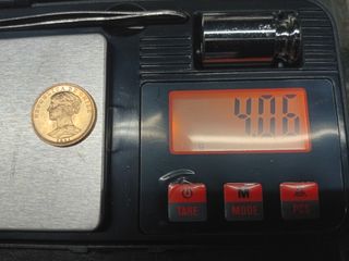 Moneda Oro Chile 1961 4.06gr