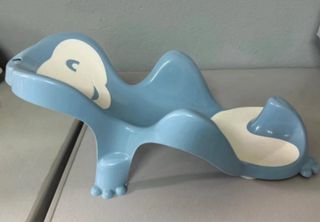 Asiento bañera bebé azul