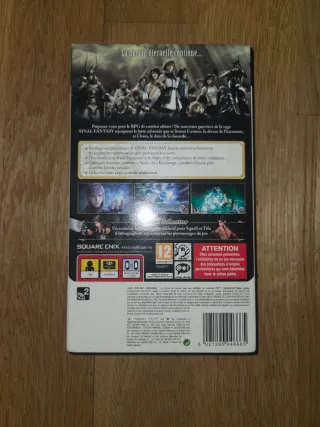 Dissidia 012 Final Fantasy PSP