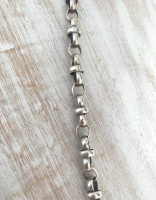 Pulsera eslabones plata Ley