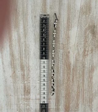 Pulsera eslabones plata Ley