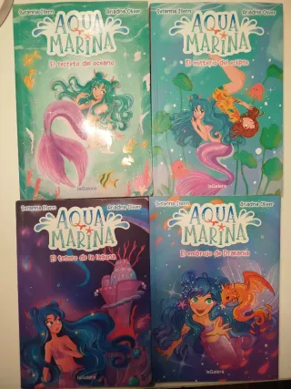 Cuatro primeros libros Aqua Marina