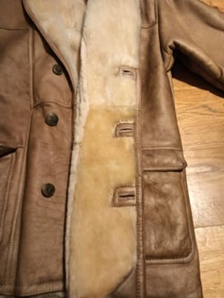 Montone in pelle Shearling marrone