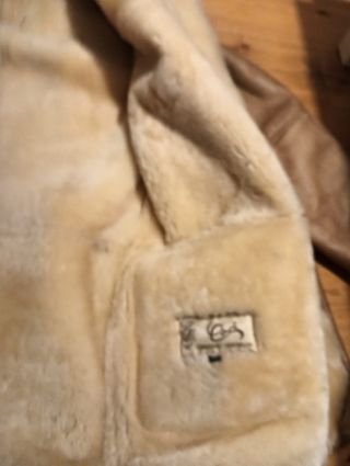 Montone in pelle Shearling marrone