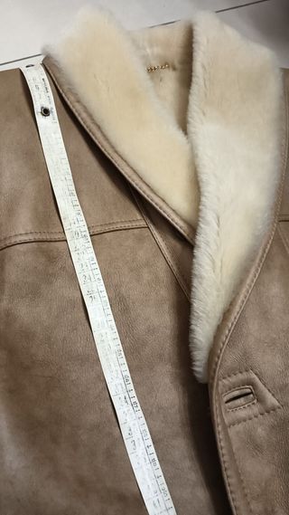 Montone in pelle Shearling marrone