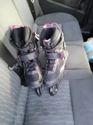 Patines en línea Oxelo negros talla 41