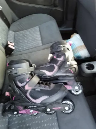 Patines en línea Oxelo negros talla 41