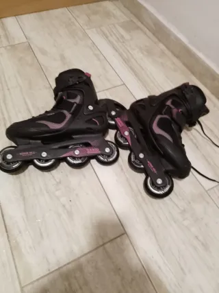Patines en línea Oxelo negros talla 41